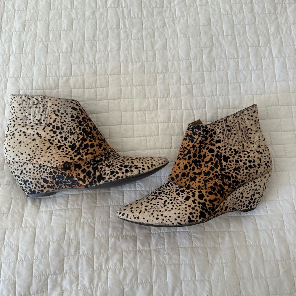 Animal Print Booties
